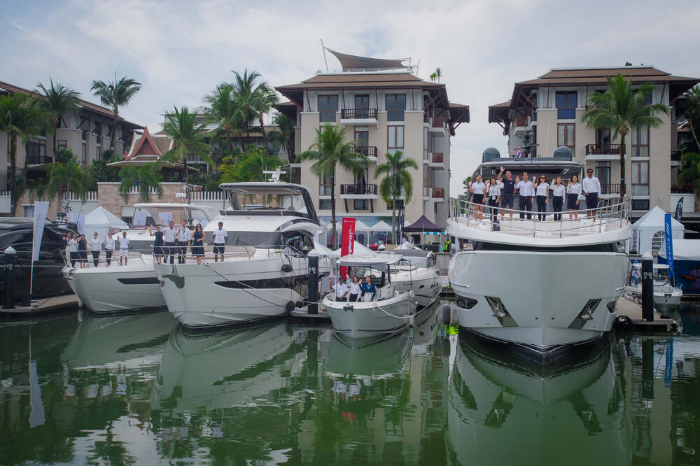 Boat Lagoon Yachting team at International Boat Show in Thailand