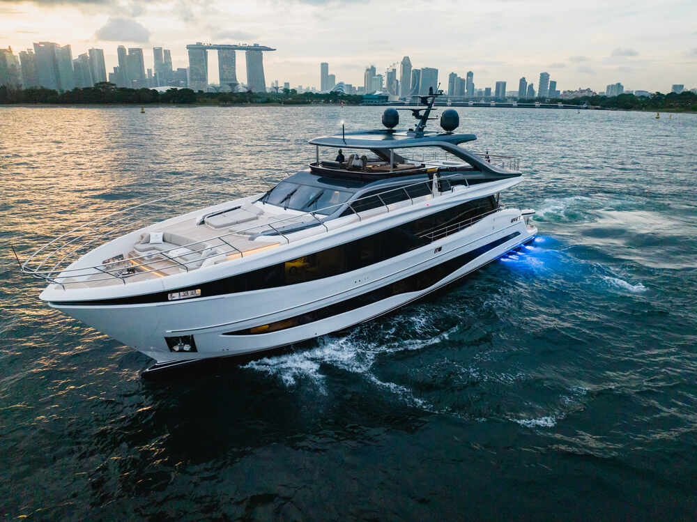 Princess Yachts cruising on Phuket waters in Thailand